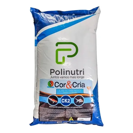 Ração Polinutri Ck2 - 15kg Cor&cria Crescimento Carpa