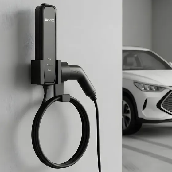 Suporte De Parede Carro Elétrico Carregador Compatível Byd