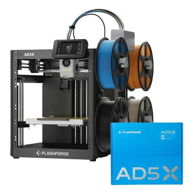 Impressora 3d Flashforge Ad5x, C/combo E Fechamento Preto