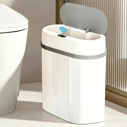 Lixeira Automática Eletrônica Sensor Inteligente - 12 Litros