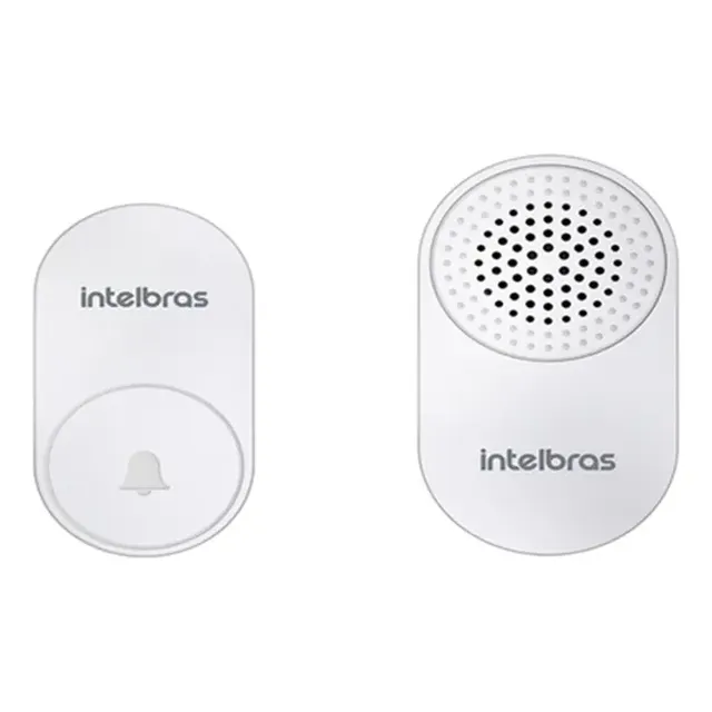 Campainha Cik 102 Sem Fio Sem Bateria Branco Intelbras Branco 127/220v