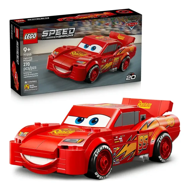 Lego 77255 Disney Relâmpago Mcqueen +9 Anos 270 Pçs Plástico 270 Lego Speed Champions