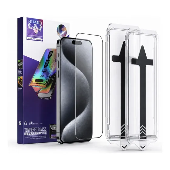 Kit 2 Película 3d C/ Aplicador Para Iphone 17 17 Air Pro Max