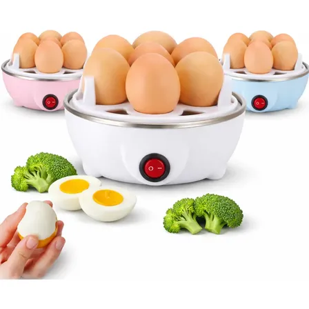 Cozedor De Ovos Elétrico Máquina Cozinhar À Vapor 110/220v Branco 127v 50 Hz