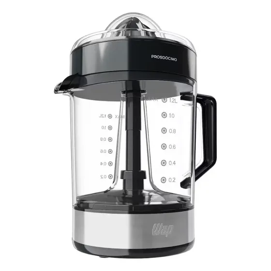 Espremedor De Frutas Wap Wj1200 1,2l 40w Preto E Cinza