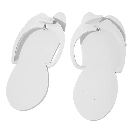 Kit 100 Unidades Chinelo Descartável Eva Branco Pedicure Spa