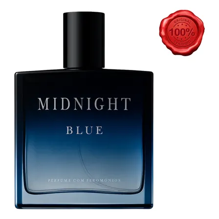 Perfume Masculino Premium Midnight Blue 100ml Original Árabe