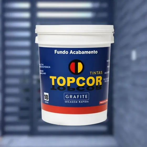 Tinta Grafite 18kg Top Cor P/ Parede E Concreto Premium