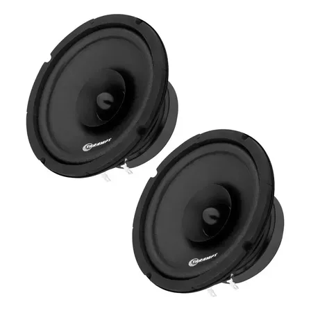 Alto Falante Par 6 Polegadas Taramps Hd250s 125w Rms 4ohms Preto