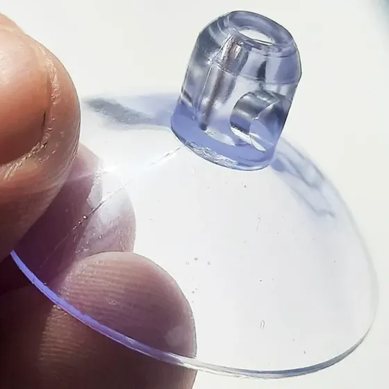 10 Ventosas 40mm (4cm) Pvc Silicone/redonda
