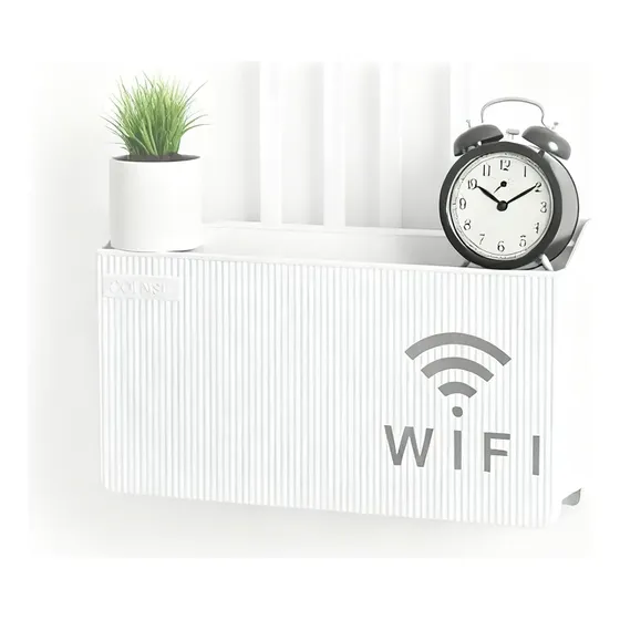 Suporte Para Roteador Modem Wi-fi Adesivo Organizador Rack