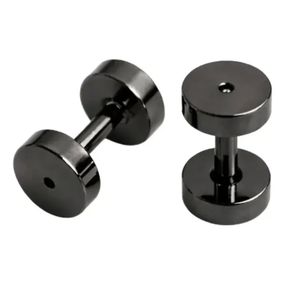 Alargador Par Aço Cirúrgico 1mm 2mm 3mm 5mm 9mm Tunel Cores