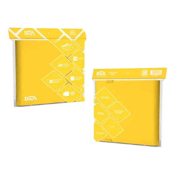 Pasta Para Cards Bra 4x3 Edição Sabores 480 Cards Banana