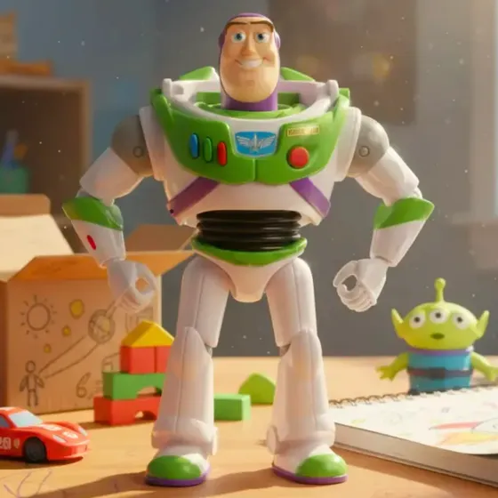 Boneco Buzz Lightyear Toy Story Disney Pixar Mattel Jcv94