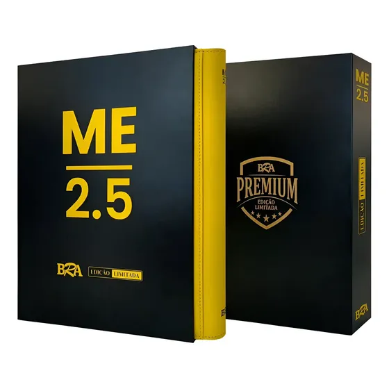 Pasta Edição Limitada Premium Me 2.5 Bra 360 Cards Amarelo-