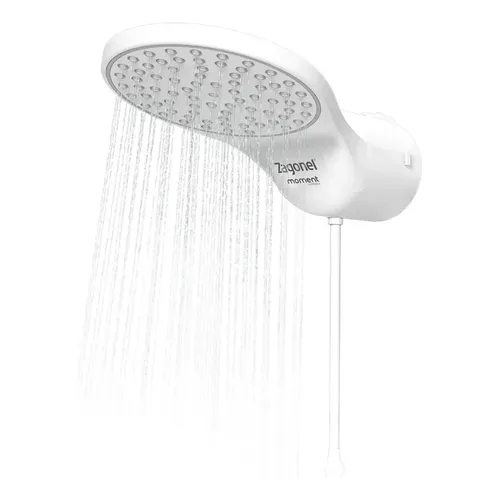 Chuveiro Elétrico Zagonel Ducha Moment Eletrônico Branco Branco 220v