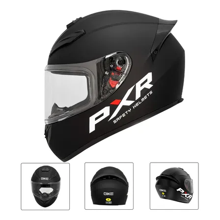 Capacete Integral Adulto De Fosco Motocicleta Para Moto Preto Liso Fosco 57/58