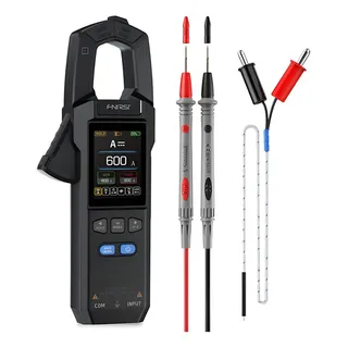Alicate Amperímetro Fnirsi Dmc100 + Multímetro Lcd No Brasil