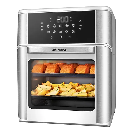 Fritadeira Air Fryer Forno Oven 12l Mondial Afon-12l-wi