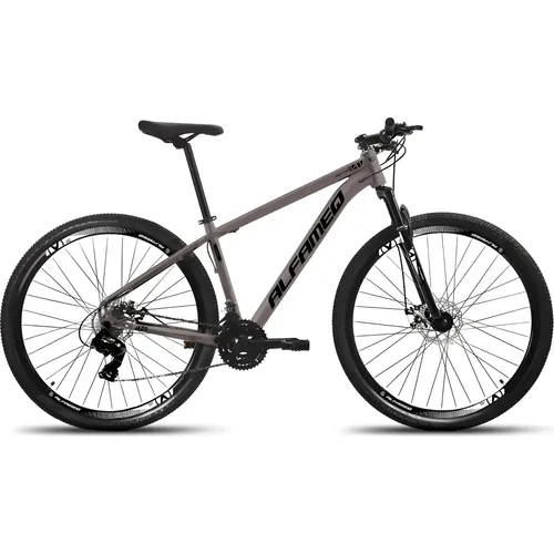 Bicicleta Aro 29 Alfameq New Afx 24 Marchas Freio A Disco Cinza/preto 21