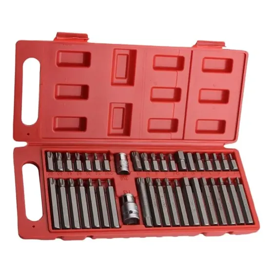 Jogo De Ferramentas 40 Pçs Bit Torx Allen Multidentado Crv