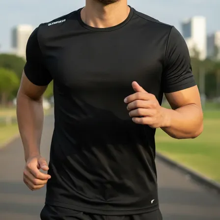 Camiseta Masculina Olympikus Academia Dry Fit Treino Corrida