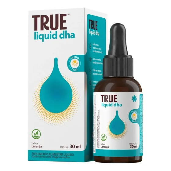 Liquid Dha True Source Ômega 3 Líquido Vegano Gotas 30ml