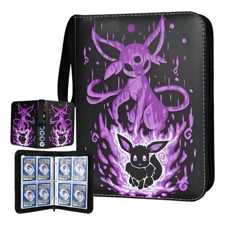 Fichário Álbum Cartas Pokémon 400 Cartas Colecionador Hlx-076