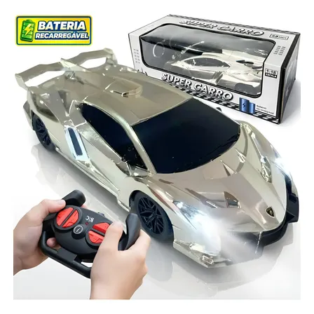 Carrinho De Controle Remoto Recarregável Esportivo Premium