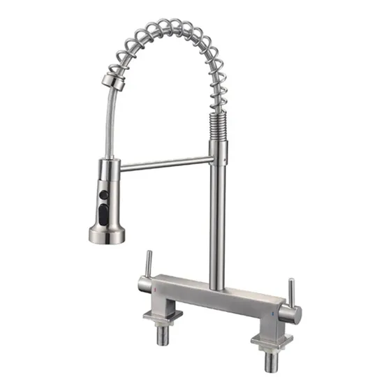 Torneira Gourmet Cozinha Duplo Inox 304 Prata Escovado Winda