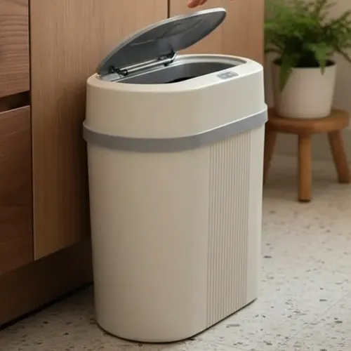 Lixeira Inteligente Sensor De Movimento Cesto 12l Helplo