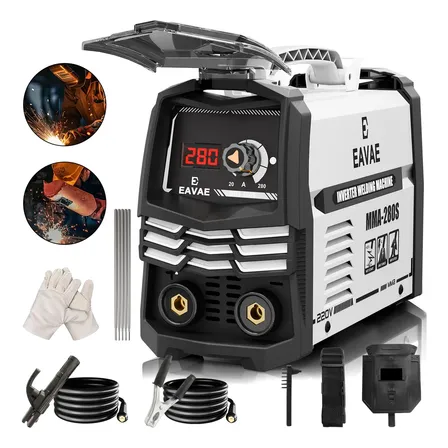 Máquina Inversora De Solda Portatil Mma 220v 280a E7018/6010