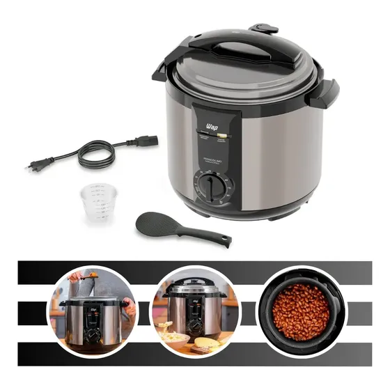 Panela De Pressão Elétrica Wppe2 Antiaderente 5l 127v Wap