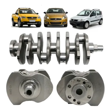 Virabrequim Eixo Motor Fiat 1.4 Palio Strada Uno 2011 À 2016
