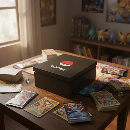 Caixa Para Cards Tcg Pokemon 3 Divisórias
