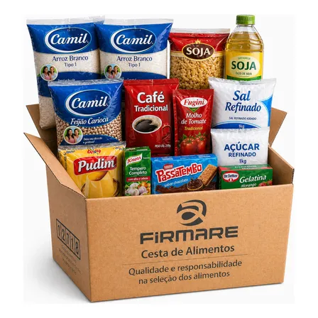 Cesta Básica Alimentos Qualidade Doação Social Firmare