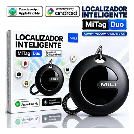 Chaveiro Localizador Smart Tag Rastreador Gps Android E Ios Preto Android