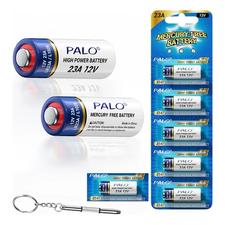 Pilhas Baterias A23 23a Lr23 12v Cartela Alarme Portão 6pçs