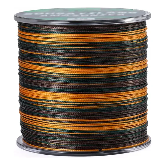 Linha Pesca 300m Multifilamento 8 Fios Invisível Camuflagem