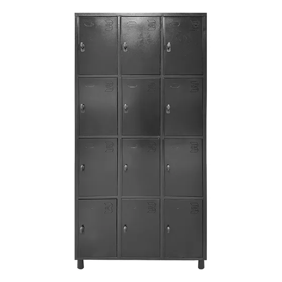 Roupeiro De Aço Guarda Volumes 12 Portas Armário Multiuso