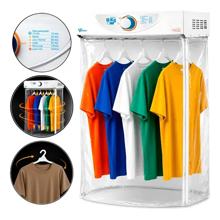 Secadora Fischer Super Ciclo 8 Kg Com Timer Contínuo Branco 127v