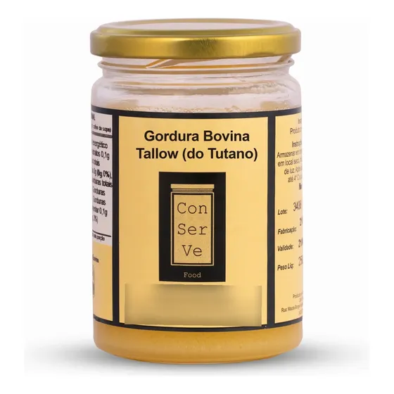 Gordura Bovina Tallow Tutano 250g