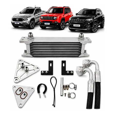 Kit Resfriador Trocador Calor Câmbio Fiat Toro Jeep Renegade
