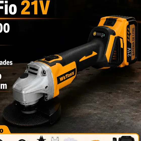 Esmerilhadeira Angular 21v Brushless 125mm 11000rpm