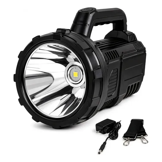 Lanterna Holofote Super Potente Led 100w Alcança 1km