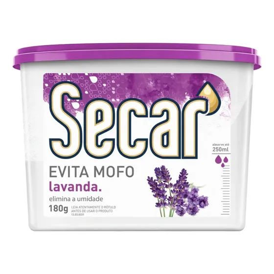 Antimofo Secar 180g Desumidificador Tira Umidade Armário