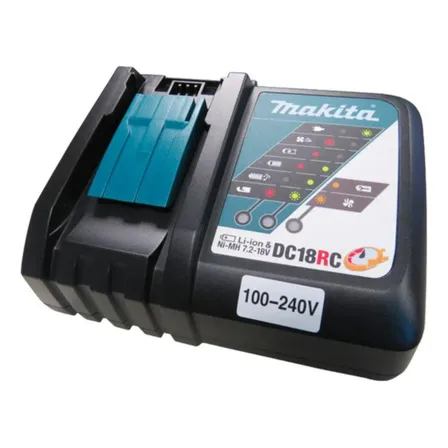 Carregador Rápido Makita Dc18rc Bivolt 18v Original Lxt