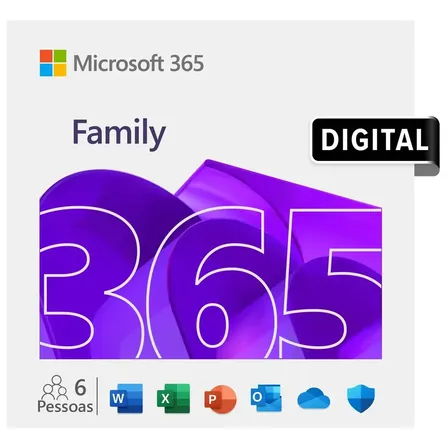 Microsoft 3 6 5 Family Assinatura 1 Ano (entrega Imediata)