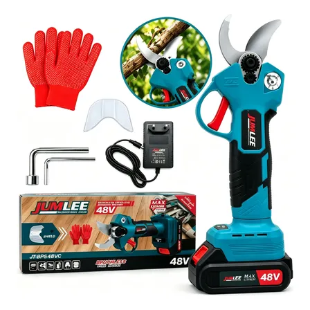 Tesoura De Poda Elétrica 48v Brushless Sem Fio Profissional Azul-celeste