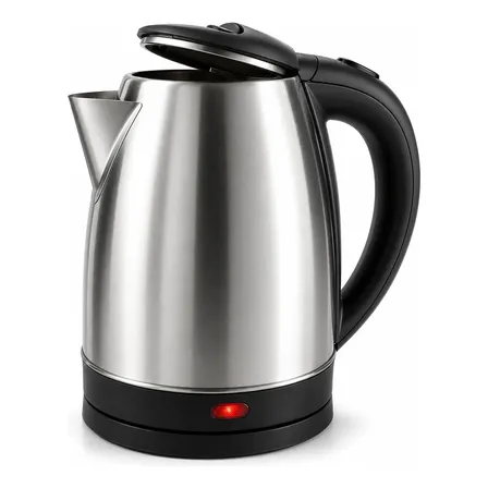 Chaleira Elétrica Inox 1000w Desligamento Automático Prata 127v